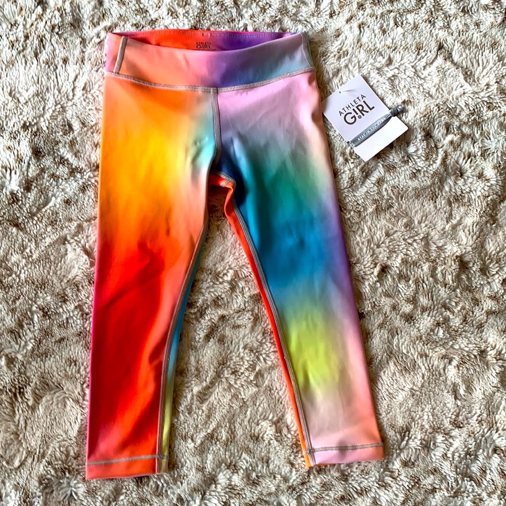 Athleta Girl Printed Chit Chat Capri